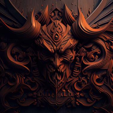 3D model Diablo Immortal game (STL)